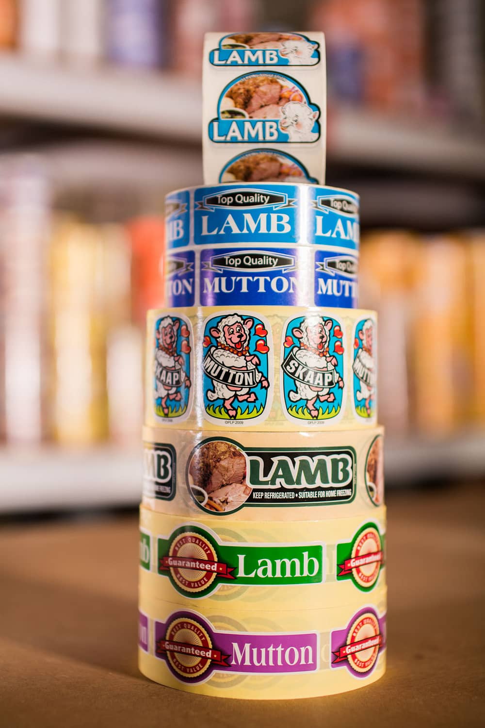 Lamb mutton labels
